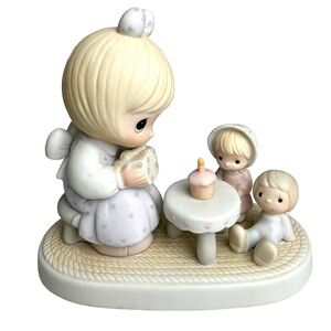 Vintage Precious Moments Jonathan&David May Your Birthday Be A Blessing Figurine